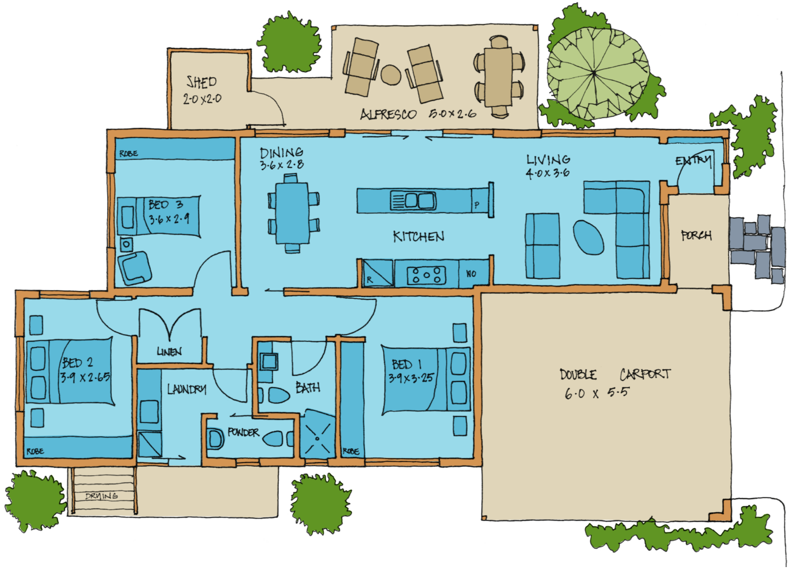Moon Shadow Floorplan