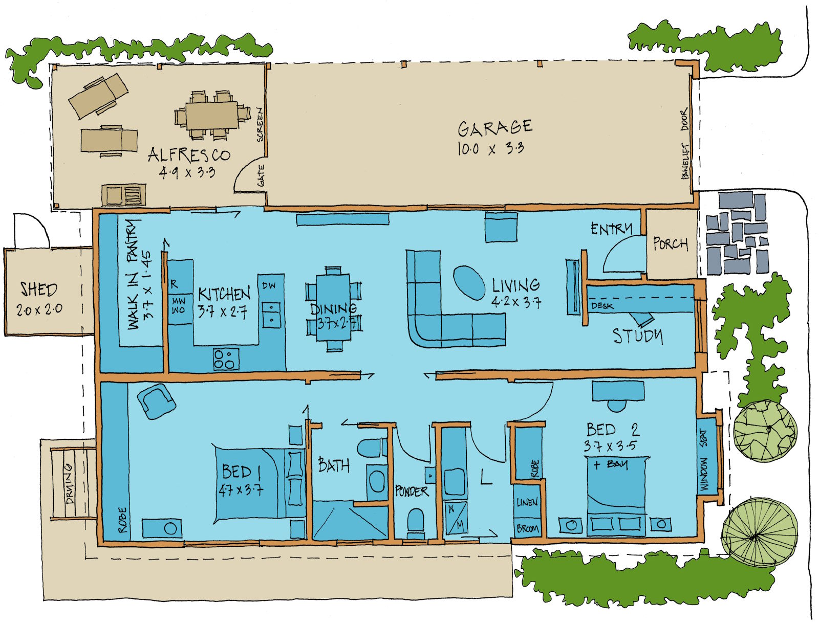 Seventh Heaven Floorplan