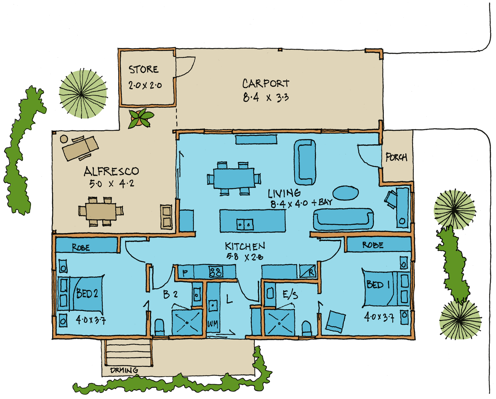 Party Time Floorplan