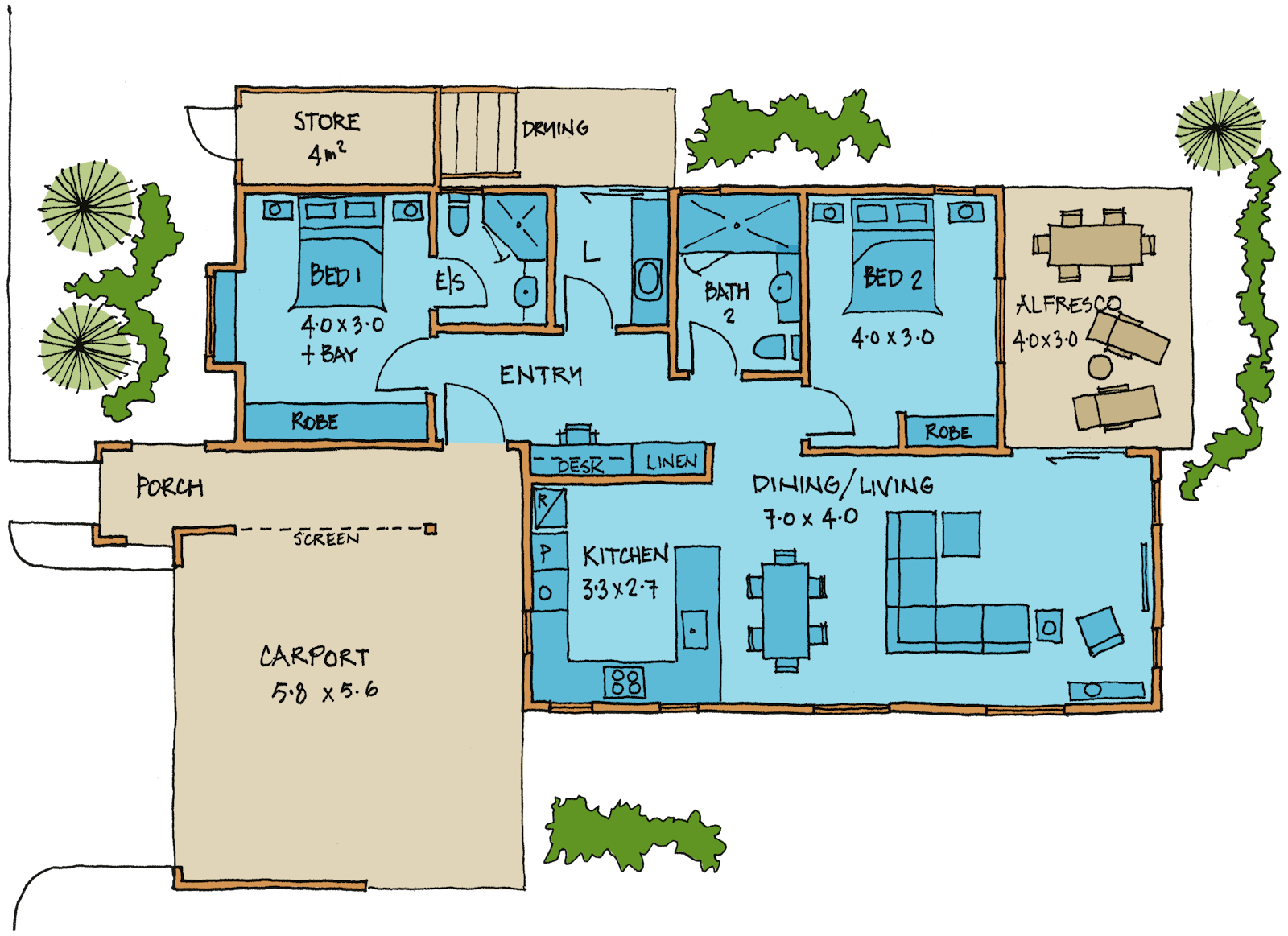 Alive & Well Floorplan