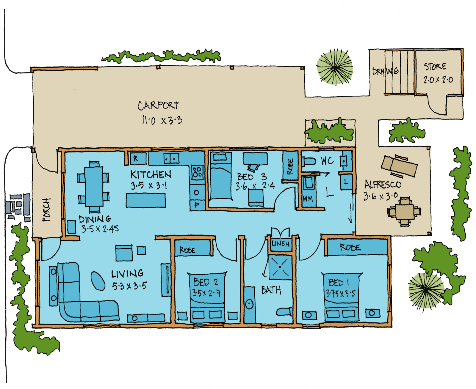 Sweet Dreams Floorplan